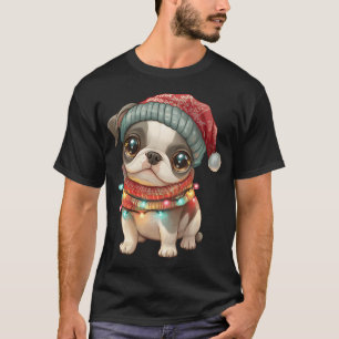 Flashing wires wrapped around a Dog T-Shirt