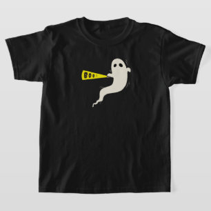 Flashlight Ghost "Just Here for the Candy" Kids T-Shirt