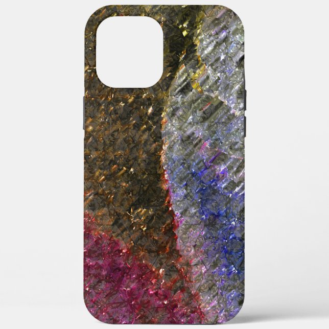 Flashy and rustic melted splashes of coloured glas Case-Mate iPhone case (Back)