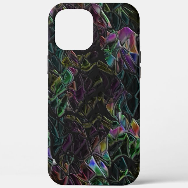 Flashy colourful stranger overshadowed in darkness Case-Mate iPhone case (Back)