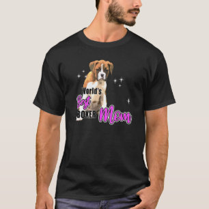 Flashy Fawn Boxer Dog  Boxer Dog Mum T-Shirt