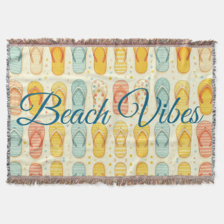 Flashy Flip-flops  Throw Blanket