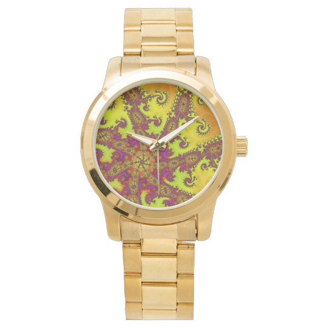 Flashy Fractal  Watch (Front)