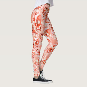 Flashy salmon to red with some bright and twisted leggings