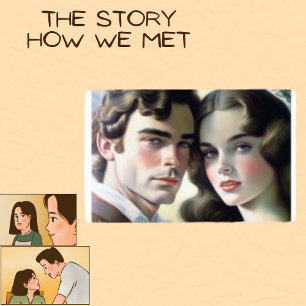 Flashy Vintage Love Couple Poster