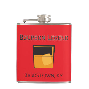 Flask - Bourbon Legend, Bardstown Kentucky