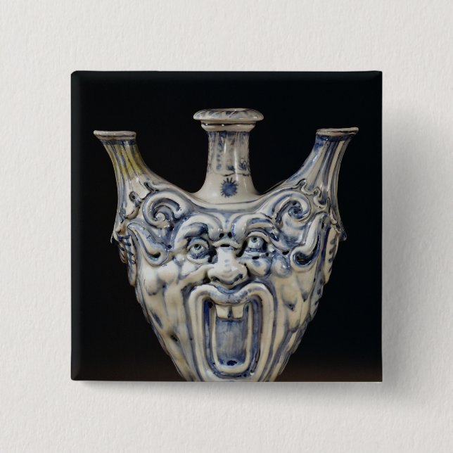 Flask, Florentine Workshop 15 Cm Square Badge (Front)