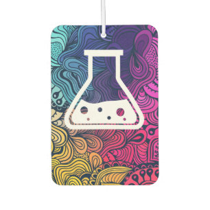Flask Holes Pictogram Car Air Freshener