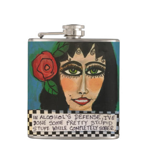 Flask-In alcohol’s defence Hip Flask