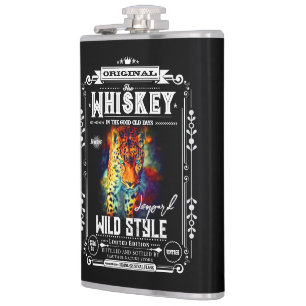 FLASK_Leopard Hip Flask