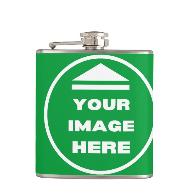  Flask - Personalised - Add Image / Text  (Front)