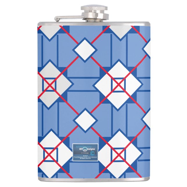 Flask (Red Cross) RFPMDesigns ©️2023/4 (Front)