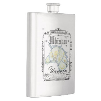 FLASK_Rosa White Arrow Hip Flask