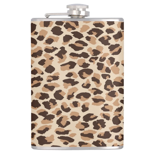 Flask Safari Leopard Print (Front)