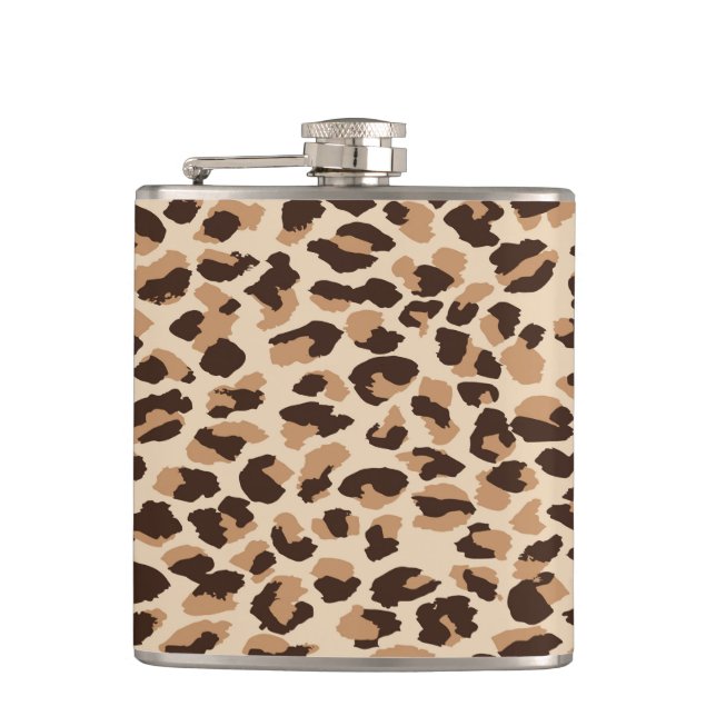 Flask Safari Leopard Print (Front)