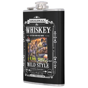 FLASK_Spotted Hyena Hip Flask