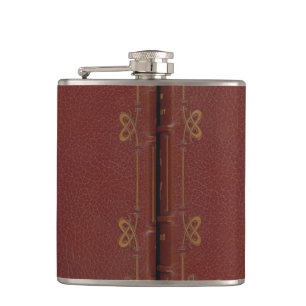 Flask that looks like a book