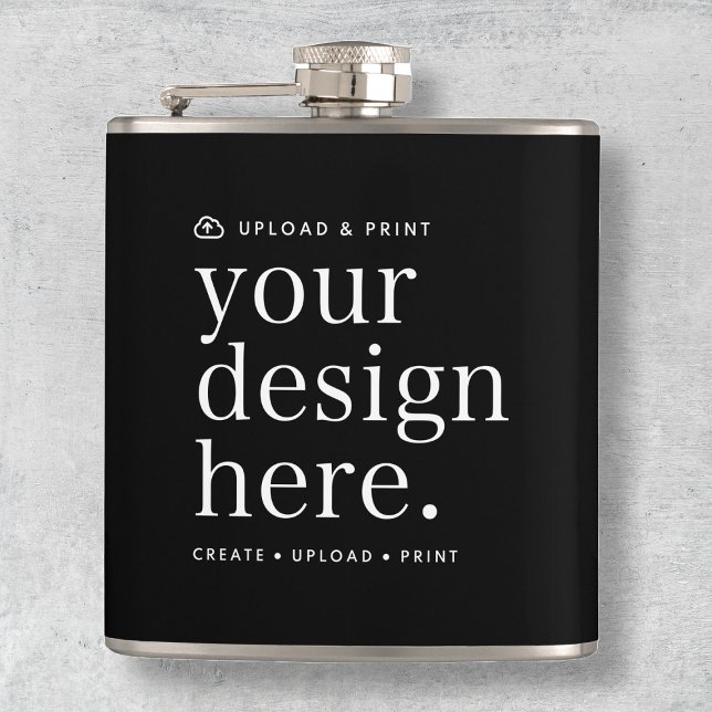 Flask Your Design Upload 6oz (Creator Uploaded)