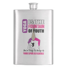 Flasks for yoga lovers with yoga quote