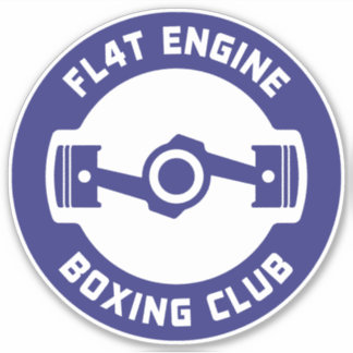 Flat 4 Engine Subie Car JDM Vinyl Stickers