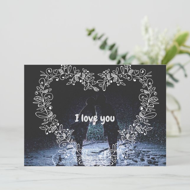 Flat Announcement Card (Standing Front)