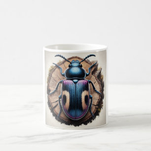 Flat Bark Beetle 300724IREF234 - Watercolor Coffee Mug