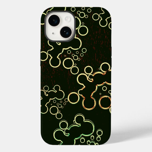 Flat Bubbles R Case-Mate iPhone Case (Back)