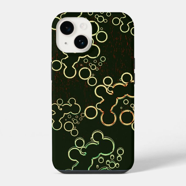 Flat Bubbles ROG iPhone Case (Back)