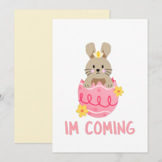 Flat Card, baby comming Thank You Card