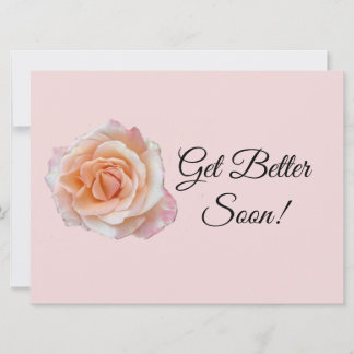 Flat Card Pink Get Better Soon