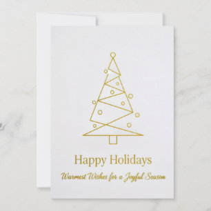 Flat Christmas Greeting Card