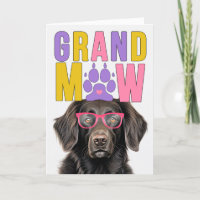 Flat Coat Retriever Dog Funny Grandparents Day