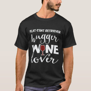 Flat Coat Retriever Shirt Wine Lover For Women Mum