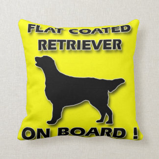 Flat Coated Retriever Cushion