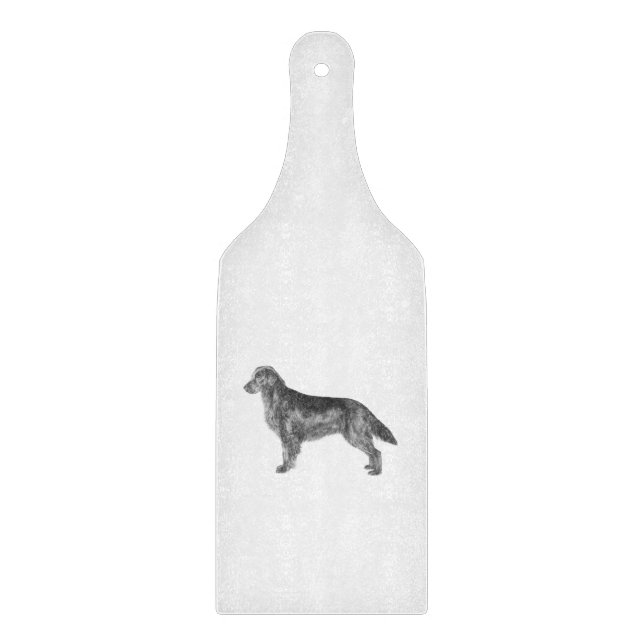 Flat Coated Retriever Cutting Board (Front)