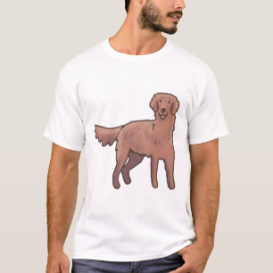 Flat coated retriever dog Delight � Cute Animal Ar T-Shirt