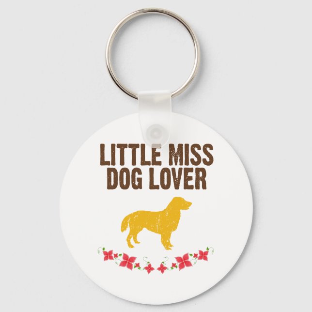 Flat-Coated Retriever Key Ring (Front)