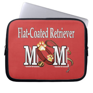 Flat-Coated Retriever Mum Gifts Laptop Sleeve