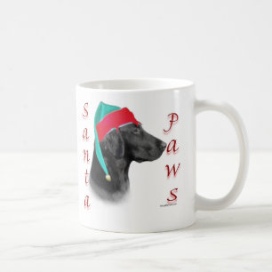 Flat Coated Retriever Santa Paws Coffee Mug