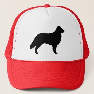 Flat Coated Retriever Silhouette Trucker Hat