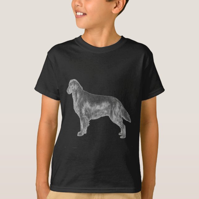 Flat Coated Retriever T-Shirt (Front)