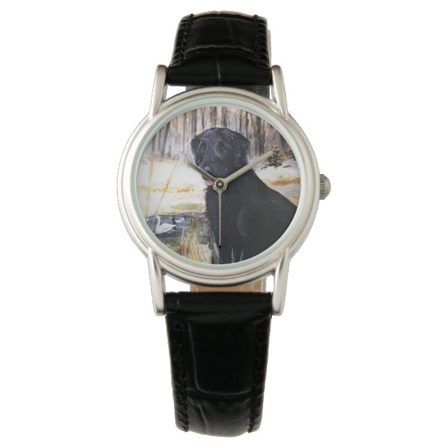 Flat-Coated Retriever Watch by Hevener (Front)