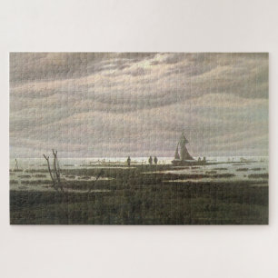 Flat Country Shank at Bay of Greifswald: Friedrich Jigsaw Puzzle