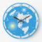 Flat Earth Clock
