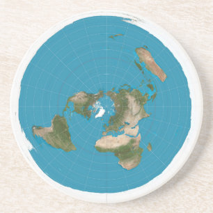 flat earth coaster