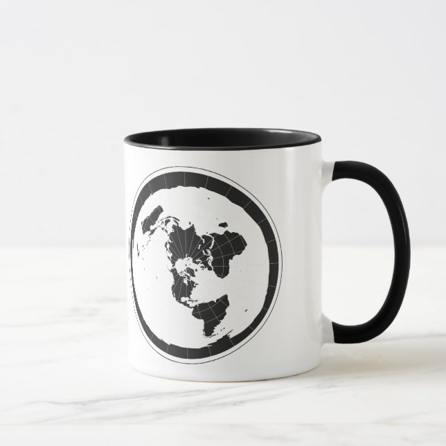 Flat Earth Coffee Mug (Right)