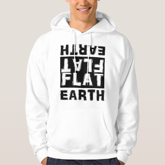 FLAT EARTH HOODIE (Front)