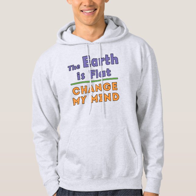 Flat Earth    Hoodie (Front)