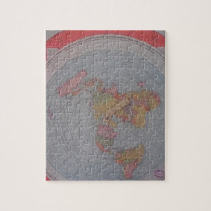 Flat Earth Map Jigsaw Puzzle