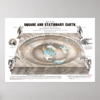Flat Earth Map